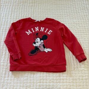 H&M Minnie Mouse Red Kids Sweatshirt